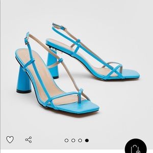 Nasty gal cone flare heeled sandals